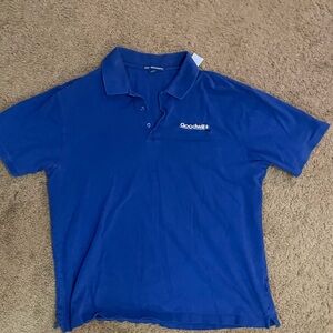 Goodwill Polo Shirts Size XL Mens Blue Embroidered